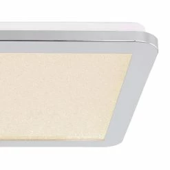 Globo GUSSAGO Deckenpanel LED Chrom, 1-flammig -LED Leuchten Verkäufe globo gussago deckenpanel 41561 18 4