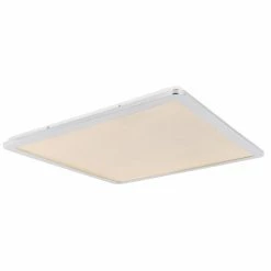 Globo GUSSAGO Deckenpanel LED Chrom, 1-flammig