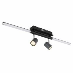 Globo HL Deckenleuchte LED Schwarz, 1-flammig -LED Leuchten Verkäufe globo hl deckenleuchte 17011d 5