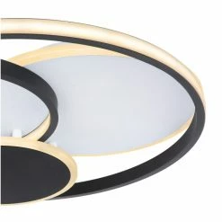 Globo JACK Deckenleuchte LED Schwarz, Wei&szlig;, 1-flammig -LED Leuchten Verkäufe globo jack deckenleuchte 48444 45 3