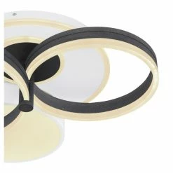 Globo JACK Deckenleuchte LED Schwarz, Wei&szlig;, 1-flammig, Fernbedienung -LED Leuchten Verkäufe globo jack deckenleuchte 48448 48 2