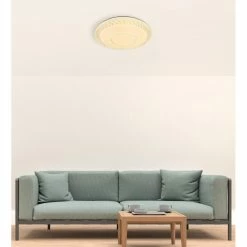 Globo JOLANDA Deckenleuchte LED Wei&szlig;, 1-flammig, Fernbedienung