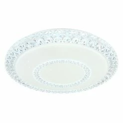 Globo JOLANDA Deckenleuchte LED Wei&szlig;, 1-flammig, Fernbedienung -LED Leuchten Verkäufe globo jolanda deckenleuchte 48492 30 5