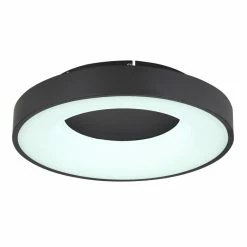 Globo JOLLI Deckenleuchte LED Schwarz, 1-flammig, Fernbedienung -LED Leuchten Verkäufe globo jolli deckenleuchte 41758 30b 6