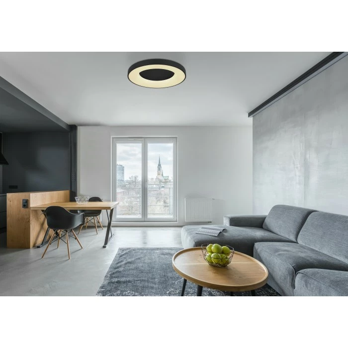 Globo JOLLI Deckenleuchte LED Schwarz, 1-flammig, Fernbedienung 1 Globo JOLLI Deckenleuchte LED Schwarz, 1-flammig, Fernbedienung