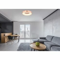 Globo JOLLI Deckenleuchte LED Wei&szlig;, 1-flammig, Fernbedienung