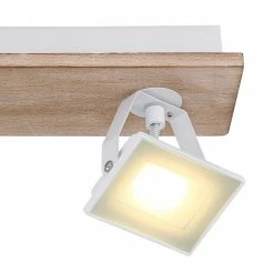 Globo JOYA Deckenleuchte LED Wei&szlig;, Holz hell, 2-flammig -LED Leuchten Verkäufe globo joya deckenleuchte 56247 2w 3