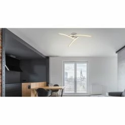 Globo JULES Deckenleuchte LED Chrom, 1-flammig