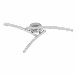 Globo JULES Deckenleuchte LED Chrom, 1-flammig -LED Leuchten Verkäufe globo jules deckenleuchte 67169 18ip 3