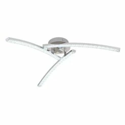 Globo JULES Deckenleuchte LED Chrom, 1-flammig -LED Leuchten Verkäufe globo jules deckenleuchte 67169 18ip 7