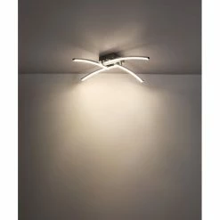 Globo JULES Deckenleuchte LED Chrom, 1-flammig -LED Leuchten Verkäufe globo jules deckenleuchte 67169 24ip 10