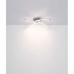 Globo JULES Deckenleuchte LED Chrom, 1-flammig -LED Leuchten Verkäufe globo jules deckenleuchte 67169 24ip 11