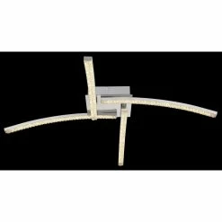 Globo JULES Deckenleuchte LED Chrom, 1-flammig -LED Leuchten Verkäufe globo jules deckenleuchte 67169 24ip 5