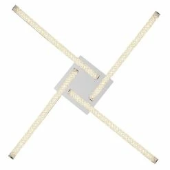 Globo JULES Deckenleuchte LED Chrom, 1-flammig -LED Leuchten Verkäufe globo jules deckenleuchte 67169 24ip 6