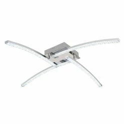 Globo JULES Deckenleuchte LED Chrom, 1-flammig -LED Leuchten Verkäufe globo jules deckenleuchte 67169 24ip 9