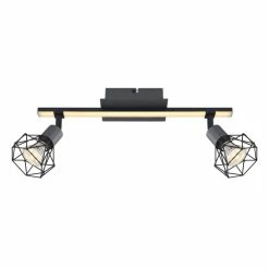 Globo JUTTA Deckenleuchte LED Schwarz, 1-flammig -LED Leuchten Verkäufe globo jutta deckenleuchte 57035 2 2