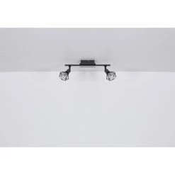 Globo JUTTA Deckenleuchte LED Schwarz, 1-flammig -LED Leuchten Verkäufe globo jutta deckenleuchte 57035 2 7