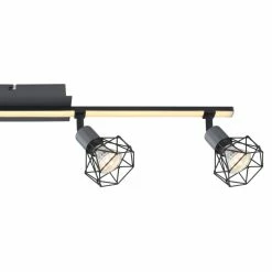 Globo JUTTA Deckenleuchte LED Schwarz, 1-flammig -LED Leuchten Verkäufe globo jutta deckenleuchte 57035 4 4