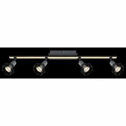 Globo JUTTA Deckenleuchte LED Schwarz, 1-flammig -LED Leuchten Verkäufe globo jutta deckenleuchte 57035 4 6