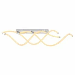 Globo KAIA Deckenleuchte LED Chrom, 1-flammig -LED Leuchten Verkäufe globo kaia deckenleuchte 65002 30 2