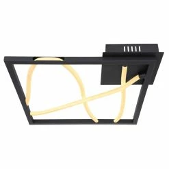 Globo KAIA Deckenleuchte LED Schwarz, 1-flammig -LED Leuchten Verkäufe globo kaia deckenleuchte 65003 20 2