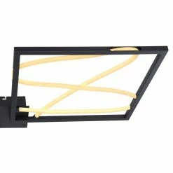 Globo KAIA Deckenleuchte LED Schwarz, 1-flammig -LED Leuchten Verkäufe globo kaia deckenleuchte 65003 30 4