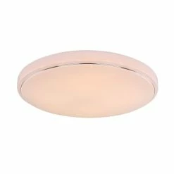 Globo KALLE Deckenleuchte LED Wei&szlig;, 1-flammig, Fernbedienung, Farbwechsler -LED Leuchten Verkäufe globo kalle deckenleuchte 48408 40 4