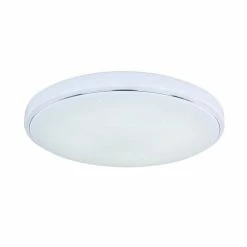Globo KALLE Deckenleuchte LED Wei&szlig;, 1-flammig, Fernbedienung, Farbwechsler -LED Leuchten Verkäufe globo kalle deckenleuchte 48408 40 5