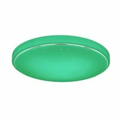 Globo KALLE Deckenleuchte LED Wei&szlig;, 1-flammig, Fernbedienung, Farbwechsler -LED Leuchten Verkäufe globo kalle deckenleuchte 48408 40 8