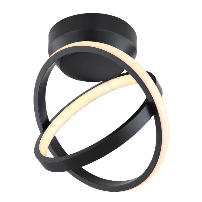 Globo KAMILLA Deckenleuchte LED Schwarz, 1-flammig 1 Globo KAMILLA Deckenleuchte LED Schwarz, 1-flammig