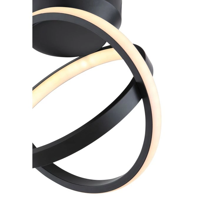 Globo KAMILLA Deckenleuchte LED Schwarz, 1-flammig 4 Globo KAMILLA Deckenleuchte LED Schwarz, 1-flammig – Bild 4