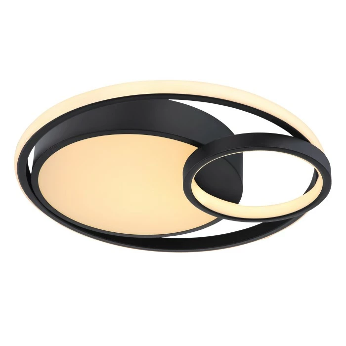 Globo KAMILLA Deckenleuchte LED Schwarz, 1-flammig 1 Globo KAMILLA Deckenleuchte LED Schwarz, 1-flammig