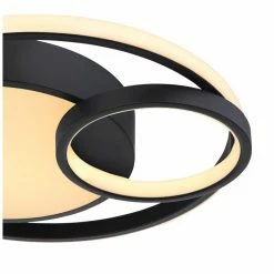 Globo KAMILLA Deckenleuchte LED Schwarz, 1-flammig 5 Globo KAMILLA Deckenleuchte LED Schwarz, 1-flammig -LED Leuchten Verkäufe globo kamilla deckenleuchte 67237 36 2