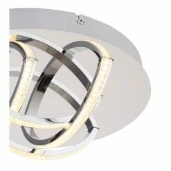 Globo KEANA Deckenleuchte LED Chrom, 1-flammig -LED Leuchten Verkäufe globo keana deckenleuchte 67126 15ip 3