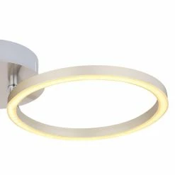 Globo KENDY Deckenleuchte LED Nickel-Matt, 1-flammig -LED Leuchten Verkäufe globo kendy deckenleuchte 67233 24n 3