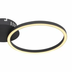 Globo KENDY Deckenleuchte LED Schwarz, 1-flammig -LED Leuchten Verkäufe globo kendy deckenleuchte 67233 24s 4