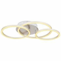 Globo KENDY Deckenleuchte LED Nickel-Matt, 1-flammig -LED Leuchten Verkäufe globo kendy deckenleuchte 67233 30n 3