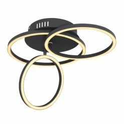 Globo KENDY Deckenleuchte LED Schwarz, 1-flammig -LED Leuchten Verkäufe globo kendy deckenleuchte 67233 30s 5