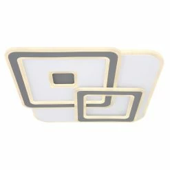 Globo KIQUE Deckenleuchte LED Wei&szlig;, 1-flammig -LED Leuchten Verkäufe globo kique deckenleuchte 48547sh 2