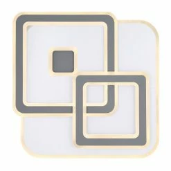 Globo KIQUE Deckenleuchte LED Wei&szlig;, 1-flammig -LED Leuchten Verkäufe globo kique deckenleuchte 48547sh 3