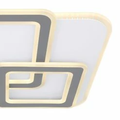 Globo KIQUE Deckenleuchte LED Wei&szlig;, 1-flammig -LED Leuchten Verkäufe globo kique deckenleuchte 48547sh 4