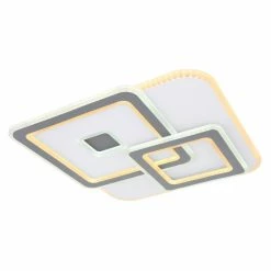 Globo KIQUE Deckenleuchte LED Wei&szlig;, 1-flammig -LED Leuchten Verkäufe globo kique deckenleuchte 48547sh 5