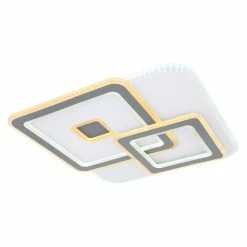 Globo KIQUE Deckenleuchte LED Wei&szlig;, 1-flammig -LED Leuchten Verkäufe globo kique deckenleuchte 48547sh 6