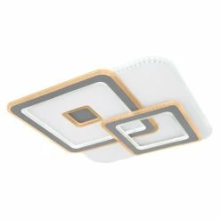 Globo KIQUE Deckenleuchte LED Wei&szlig;, 1-flammig -LED Leuchten Verkäufe globo kique deckenleuchte 48547sh 7