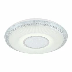 Globo KLEMENS Deckenleuchte LED Wei&szlig;, 1-flammig, Fernbedienung -LED Leuchten Verkäufe globo klemens deckenleuchte 48411 40 5