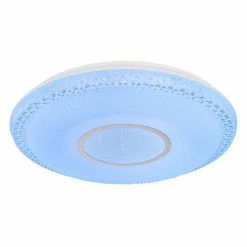 Globo KLEMENS Deckenleuchte LED Wei&szlig;, 2-flammig, Fernbedienung, Farbwechsler -LED Leuchten Verkäufe globo klemens deckenleuchte 48411 40rgb 8