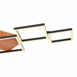 Globo KURIO Deckenleuchte LED Schwarz, 1-flammig -LED Leuchten Verkäufe globo kurio deckenleuchte 67236 40 4