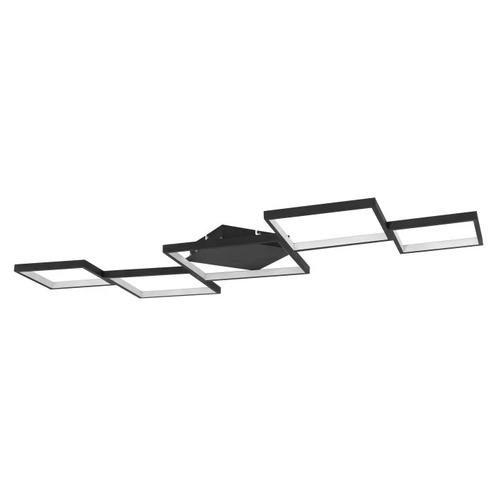 Globo KURIO Deckenleuchte LED Schwarz, 1-flammig, Fernbedienung 2 Globo KURIO Deckenleuchte LED Schwarz, 1-flammig, Fernbedienung – Bild 2