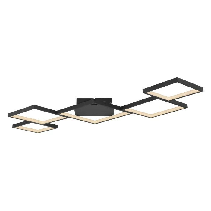 Globo KURIO Deckenleuchte LED Schwarz, 1-flammig, Fernbedienung 3 Globo KURIO Deckenleuchte LED Schwarz, 1-flammig, Fernbedienung – Bild 3