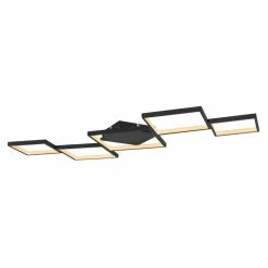 Globo KURIO Deckenleuchte LED Schwarz, 1-flammig, Fernbedienung 14 Globo KURIO Deckenleuchte LED Schwarz, 1-flammig, Fernbedienung -LED Leuchten Verkäufe globo kurio deckenleuchte 67236 58b 5